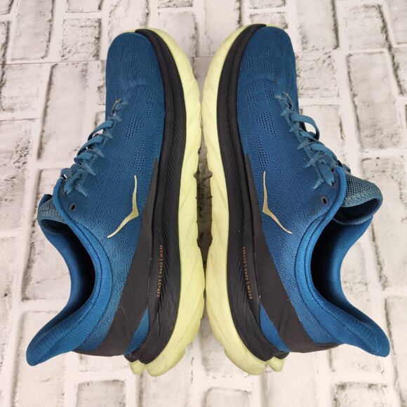 Hoka One One Mach 4 Men's Size 11.5 D Blue Coral  Athletic Running Gym Sneakers - Picture 7 of 10